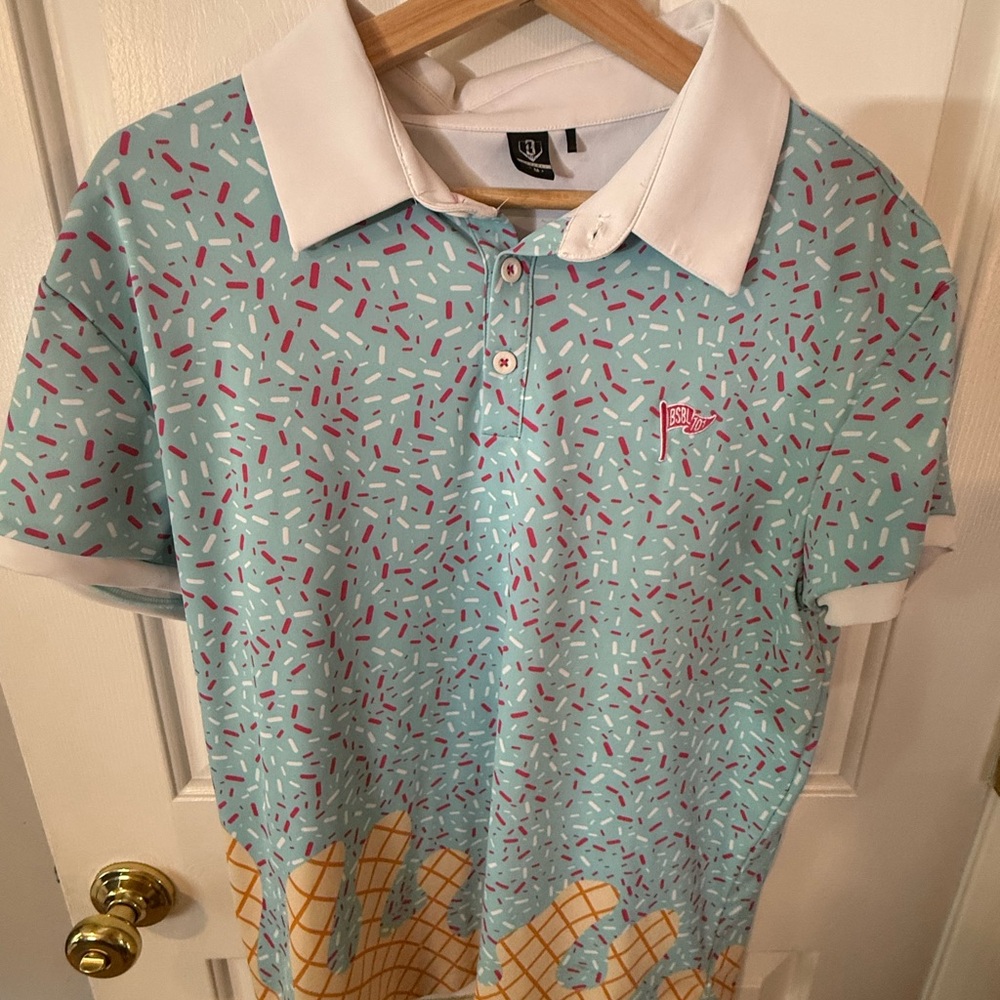 Baseball lifestyle 101 ice cream Polo Shirt